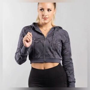 NWT Buffbunny Core Zip Cropped Hoodie Size XL